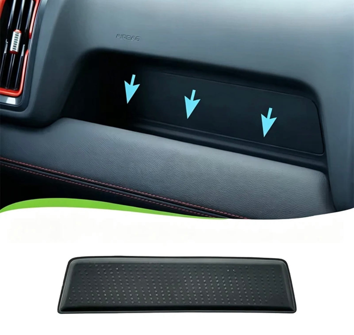 DRABAY Font Passenger Side Silicone Storage Mat Tray For BYD Shark 6