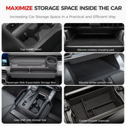 Assorted car interior storage accessories including cup holder inserts and silicone console mats.