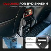 Rear Air Conditioning Vent Cover with Storage Box For BYD Shark 6