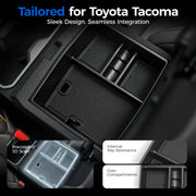 DRABAY Center Console Armrest Storage Box For Toyota Tacoma 2024-2025