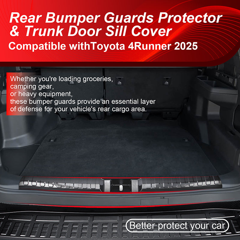DRABAY Protector para umbral del portón trasero para Toyota 4Runner 2025-2026