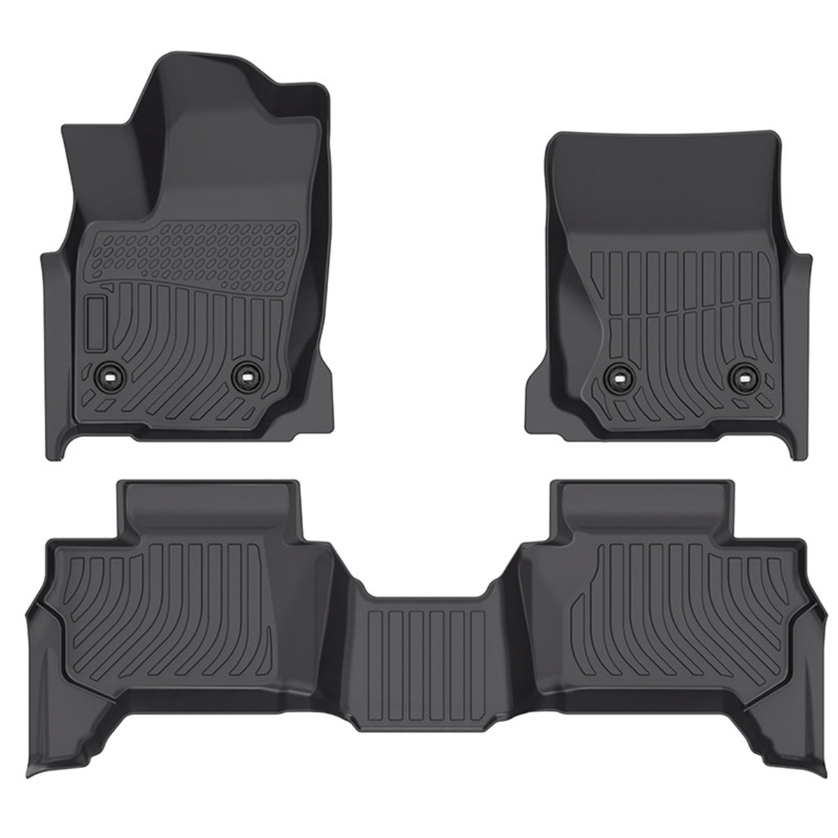 DRABAY Alfombrillas de suelo TPE para todo tipo de clima para Toyota 4Runner 2025+
