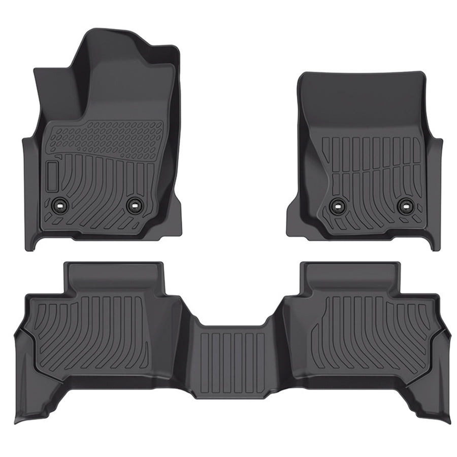 DRABAY Alfombrillas de suelo TPE para todo tipo de clima para Toyota 4Runner 2025+