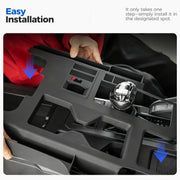 DRABAY Cubierta del panel de la palanca de cambios de la consola central para Toyota Land Cruiser 2024-2025