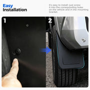 DRABAY Maliliit na Mud Flap para sa 4 na Gulong ng Toyota Tacoma 2024+