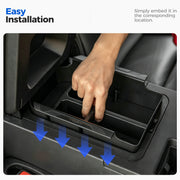 DRABAY Caja de almacenamiento para reposabrazos de consola central para Toyota Land Cruiser 2024+