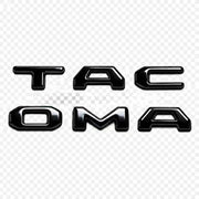 DRABAY ABS 3D Tailgate Letter Inserts Rear Emblems For Toyota Tacoma 2024-2026