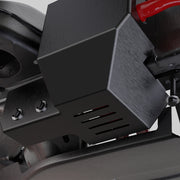 Black heavy-duty metal 4x4 vehicle protection component with ventilation slots.