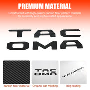 DRABAY ABS 3D Tailgate Letter Inserts Rear Emblems For Toyota Tacoma 2024-2026