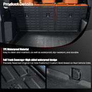 DRABAY Set ng All-Weather TPE Floor Mats at Cargo Liners Para sa JETOUR G700 2025-2027