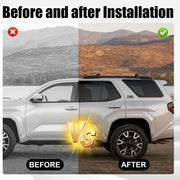 DRABAY トヨタ 4Runner 2025～2026年対応 サイドウィンドウバイザー レインガード