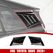 DRABAY ฝาครอบคิ้วบานเกล็ดกระจกข้างหลังสำหรับ Toyota RAV4 2026+