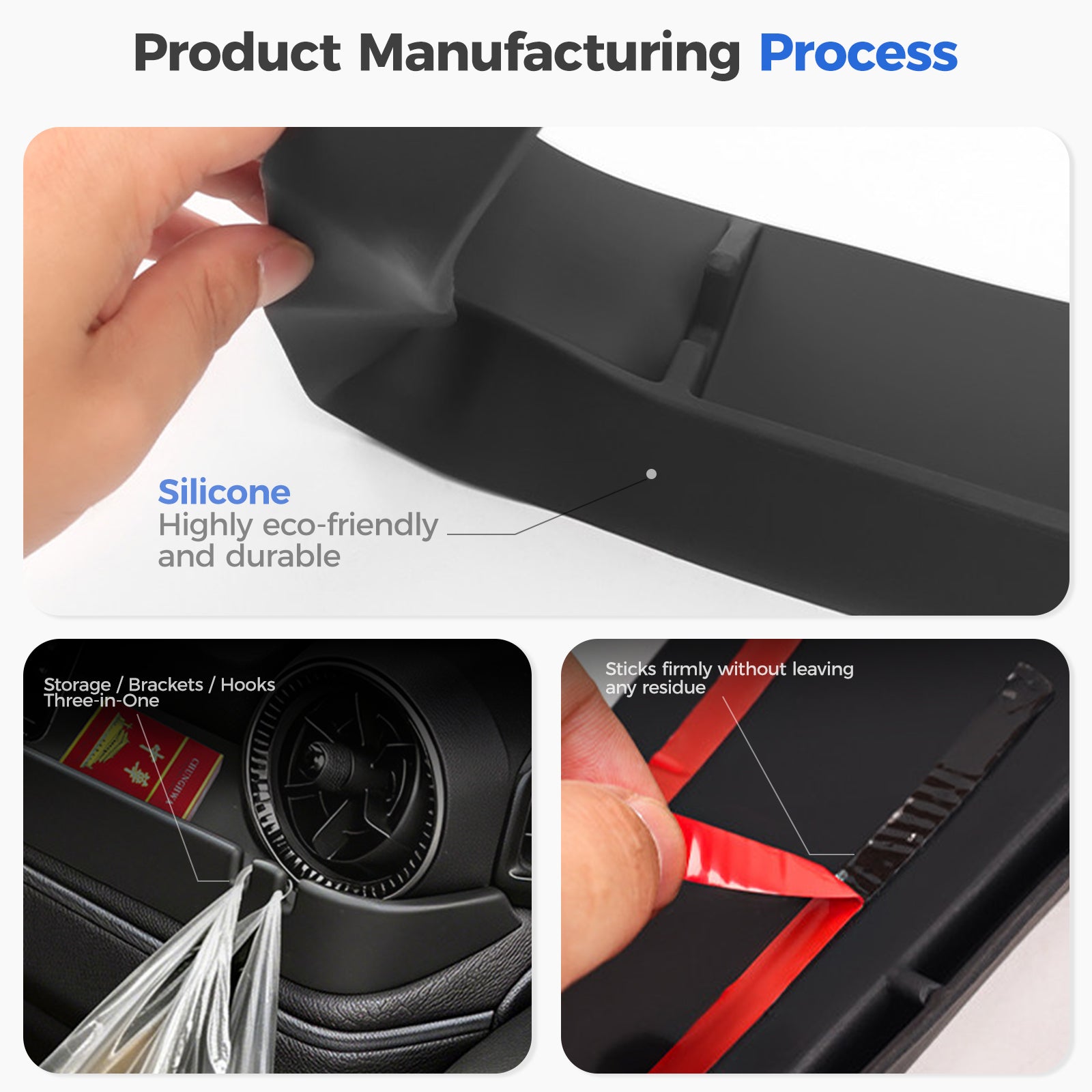 DRABAY Silicone Storage Mat sa Panig ng Pasahero para sa Toyota Land Cruiser 250 2024+