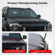 BYD vehicle hood protector showcasing seamless contour fit and airflow optimization.