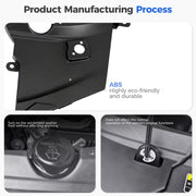 Cache de plaque de protection du moteur DRABAY pour Toyota Land Cruiser 2024-2025
