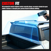 3D scanning process for a custom fit vehicle center console accessory