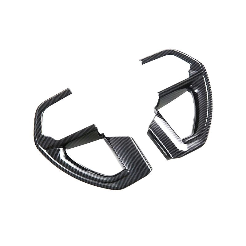 DRABAY Carbon Fiber Steering Wheel Trim (Carbon Fiber Pattern ABS) for Toyota Tacoma 2024-2026