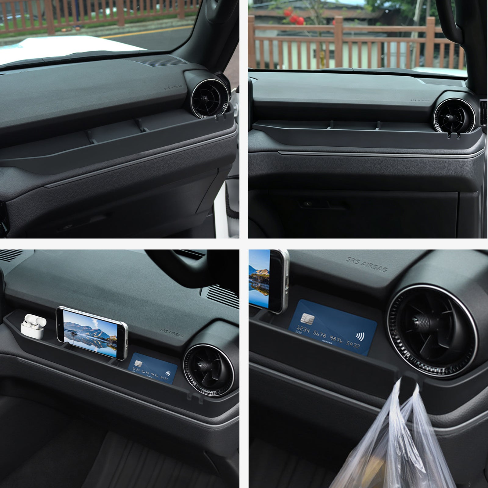 DRABAY Silicone Storage Mat sa Panig ng Pasahero para sa Toyota Land Cruiser 250 2024+