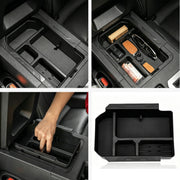 DRABAY Caja de almacenamiento para reposabrazos de consola central para Toyota Land Cruiser 2024+