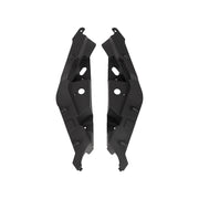 Black heavy-duty 4x4 vehicle fender flares and wheel arch protection guards.