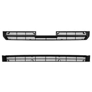 Black replacement front grille assembly for 4x4 vehicles