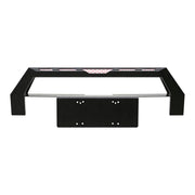 Heavy-duty black steel 4x4 off-road front bumper with mesh grille guard.