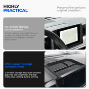 DRABAY Silicone Behind Screen Storage Tray for Toyota Tacoma 2024-2026