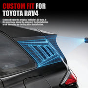DRABAY ฝาครอบคิ้วบานเกล็ดกระจกข้างหลังสำหรับ Toyota RAV4 2026+